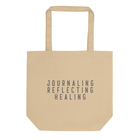 Journaling Reflecting Healing I Eco Tote Bag