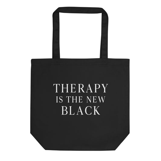 Therapy is the New Black | Eco Tote Bag