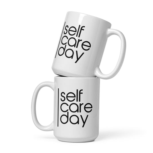 Self Care Day ⎹ White Mug